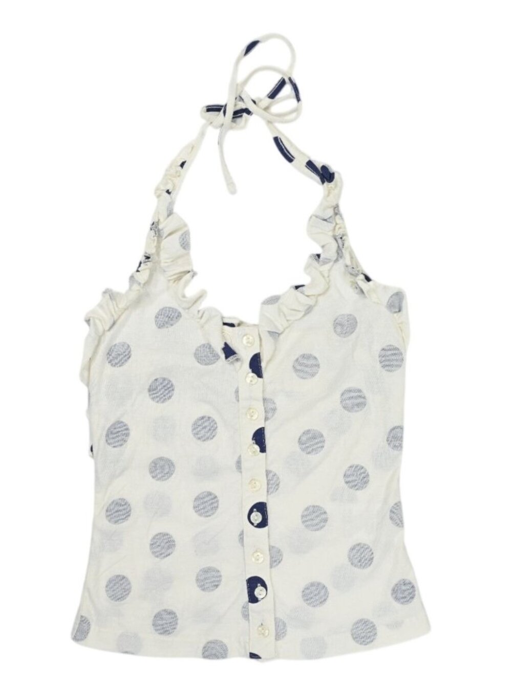 Damson Madder Zazie Jersey Halter Top in Polka Dot